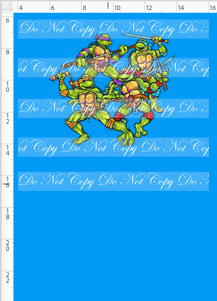 80s throwback - Turtles - Panel
