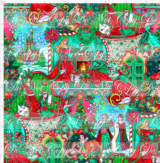 A Princess Christmas Story - Frames - Blue - SMALL SCALE