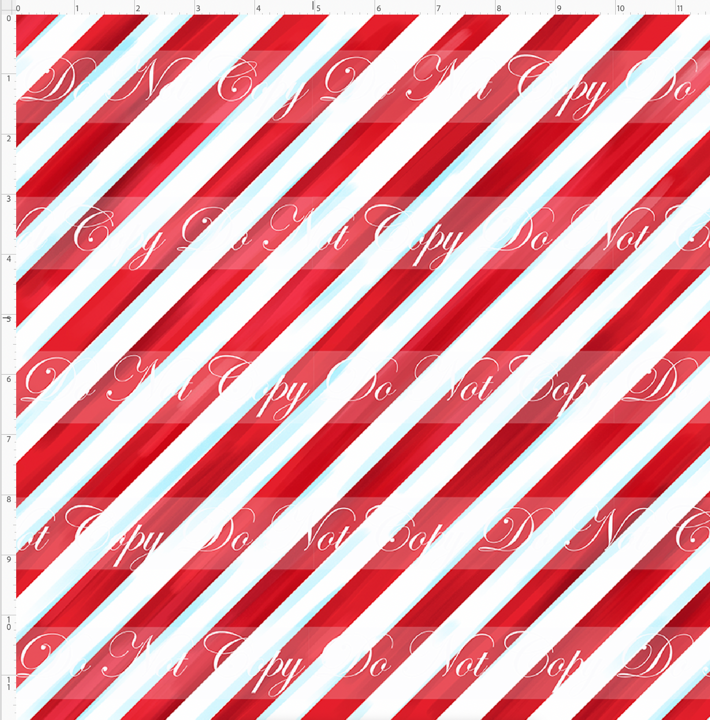 A Princess Christmas Story - vertical stripes