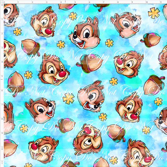 Acorn Adventures - Head Toss - Coordinate - Aqua