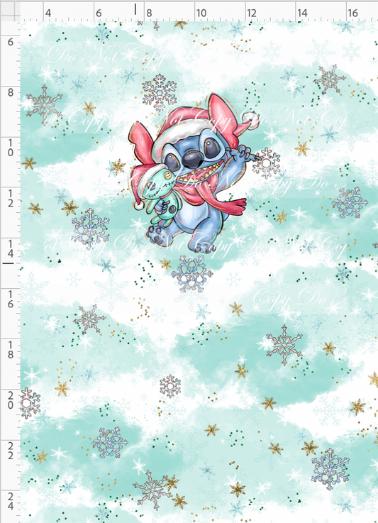Advent Christmas Collection - panel - blue - blue guy - child