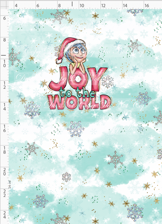 Advent Christmas Collection - panel - blue - joy - child