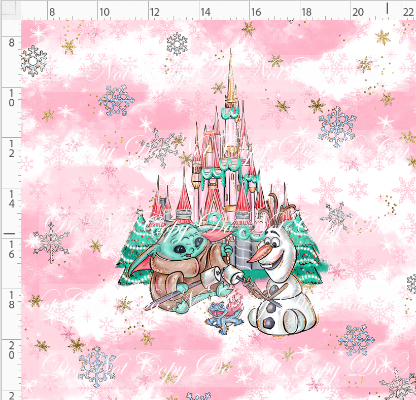 Advent Christmas Collection-panel-pink-camp fire-adult