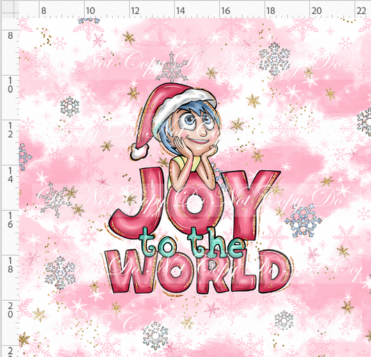 Advent Christmas Collection - panel - pink - joy - adult