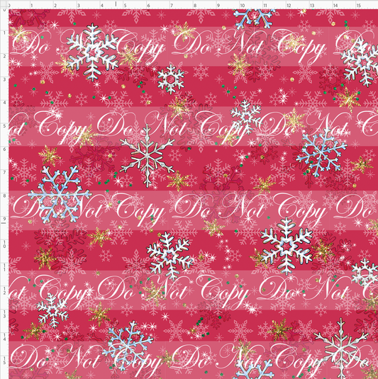 Advent Christmas Collection - red snowflake - large scale