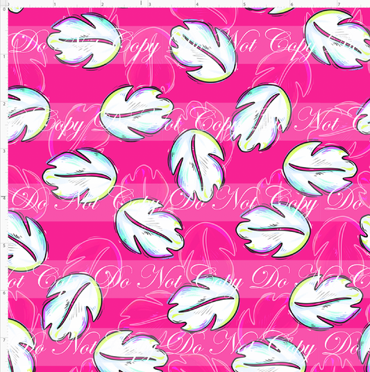 Aloha Adventures-Leaf Coordinate-pink-small scale