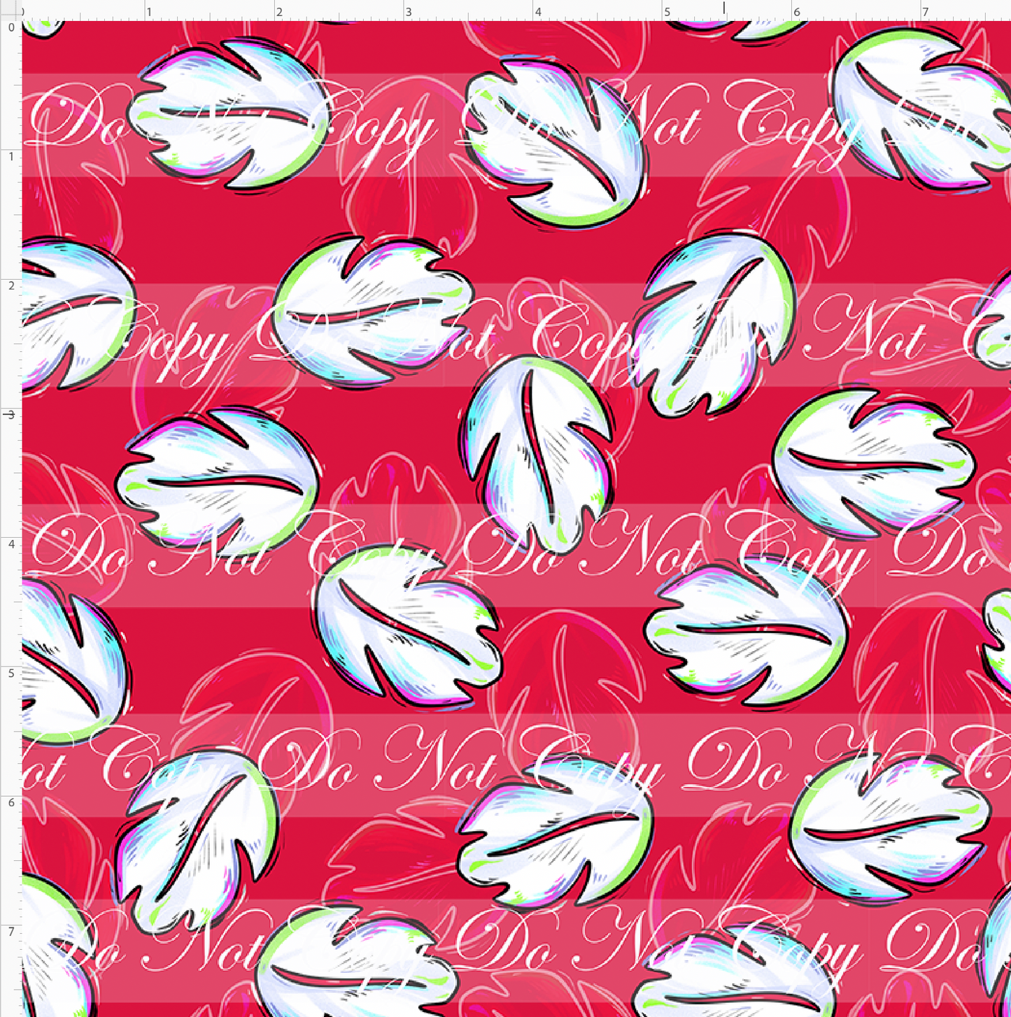Aloha Adventures-Leaf Coordinate-red-small scale