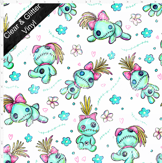 Aloha Adventures-sidekick-Regular Scale-CLEAR & GLITTER VINYL