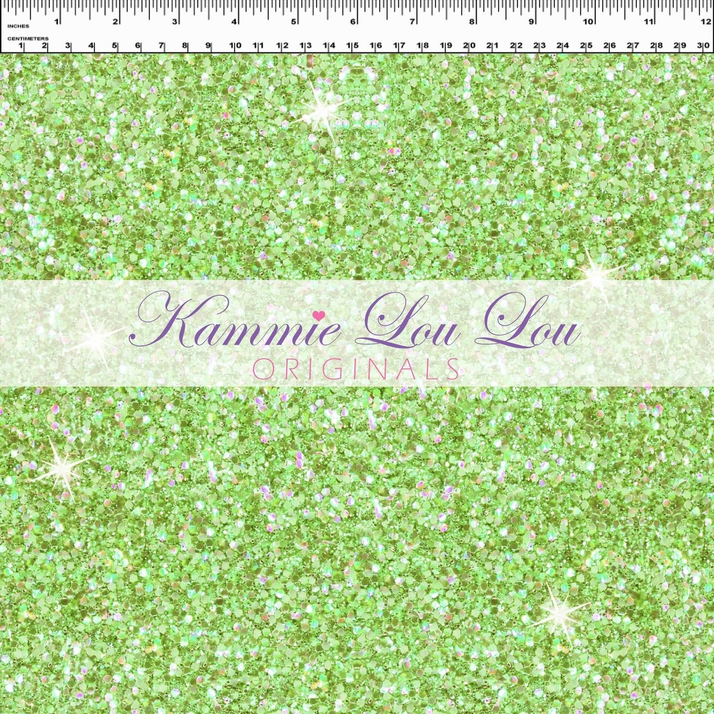 Endless Essentials: Kammieland Glitters - Lime Green