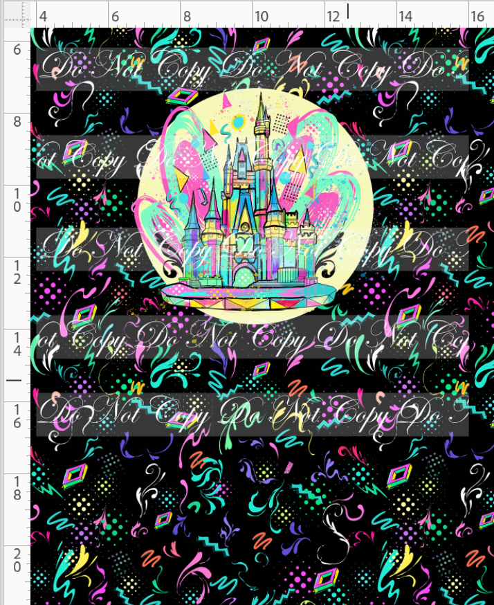 Artistic 80s-Panel-Black-Castle-child