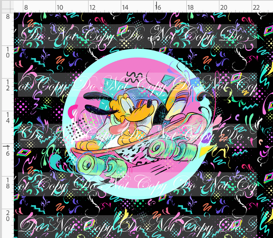 Artistic 80s-Panel-Black-Dog-adult