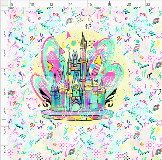 Artistic 80s-Panel-Light Pastel-Castle-adult
