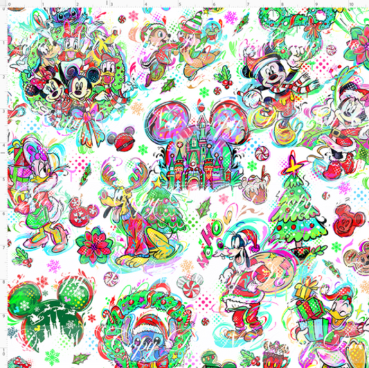 Artistic Christmas Town - Main - White - Regular Scale