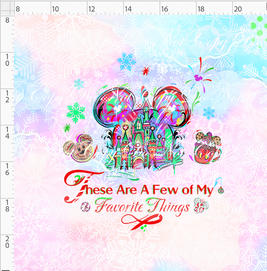Artistic Christmas Town - Panel - Favorite Things - adult