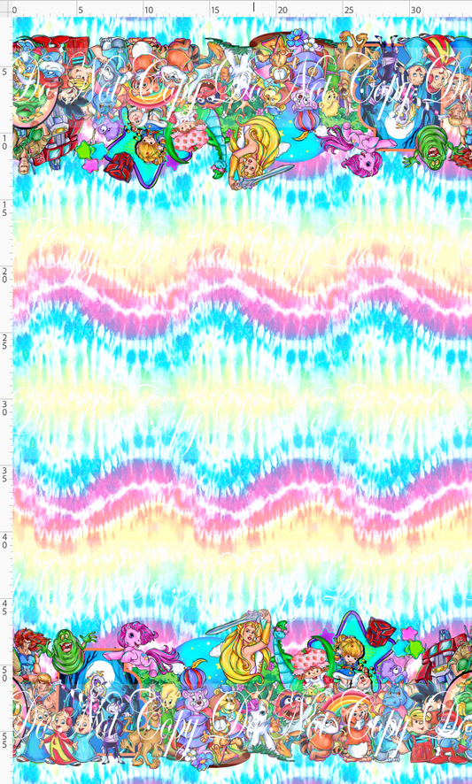 Back to the 80s - Double Border - Tie Dye