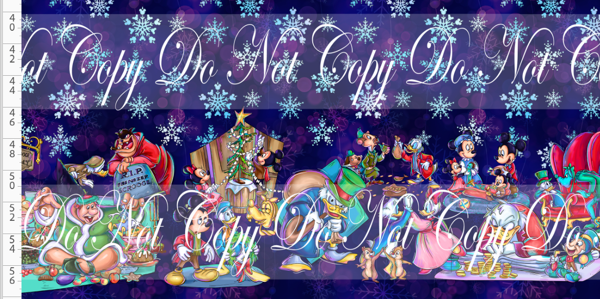 Bah humbug - double border - dark