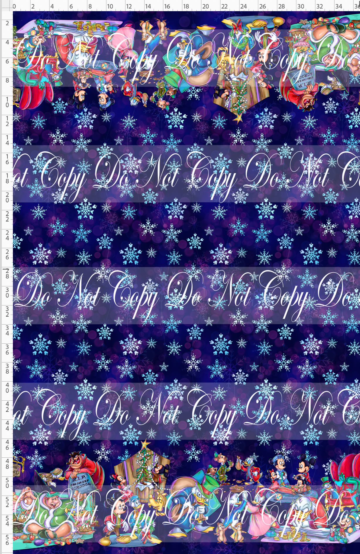 Bah humbug - double border - dark