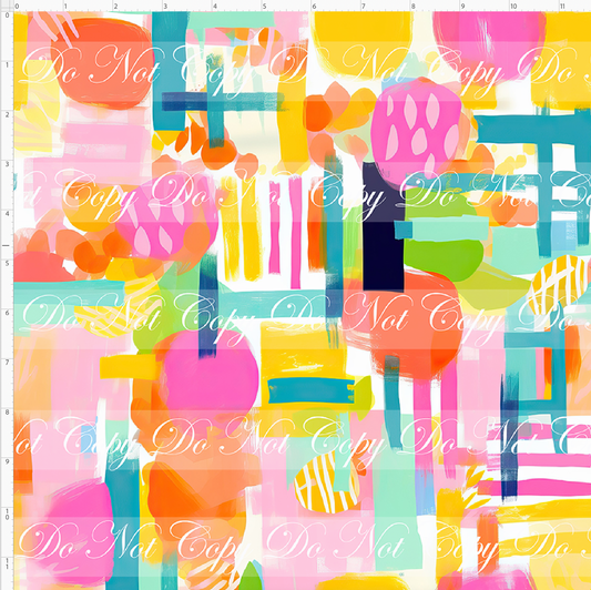 Bold Florals - Neon - Abstract Circles