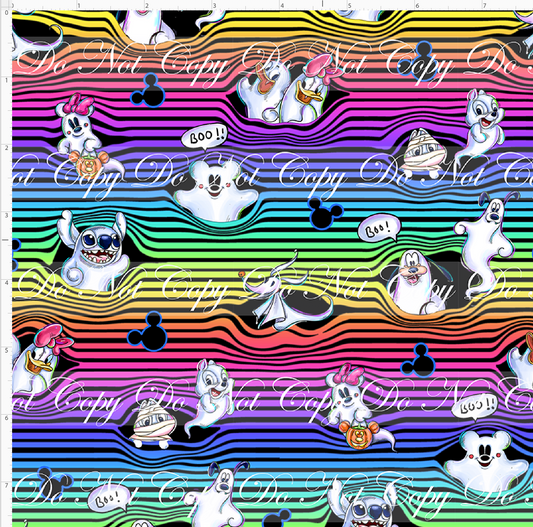 Boo-tiful Spirits - Character Stripes - Rainbow - Small Scale