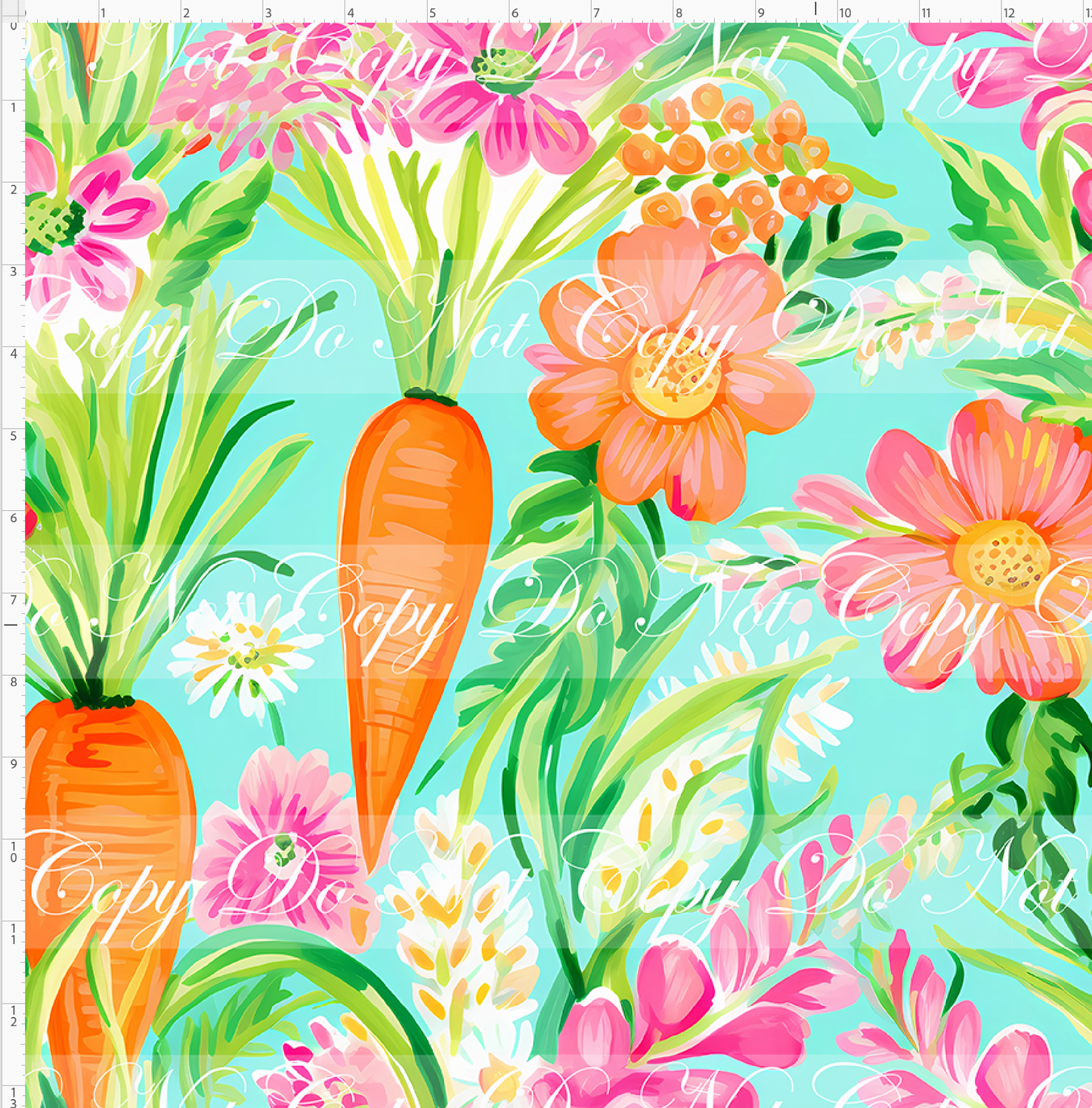 Bunny Hop Blooms - Carrots - Regular Scale