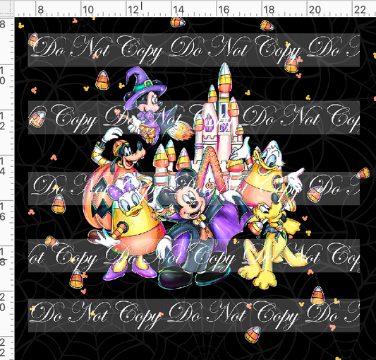 Candy Corn Friends-Panel-Group-black-adult