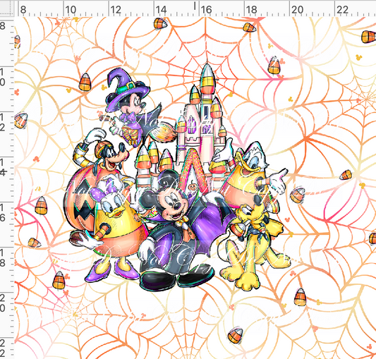Candy Corn Friends-Panel-Group-white-adult