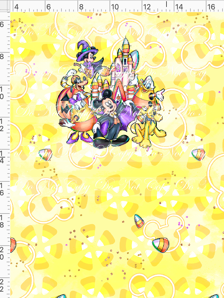 Candy Corn Friends-Panel-Group-yellow-child