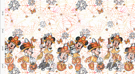Candy Corn Mouse-double border-light