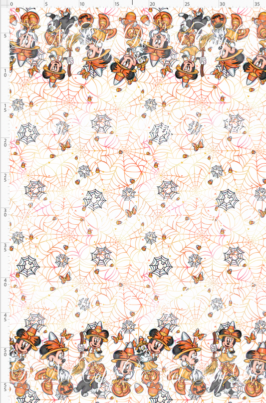 Candy Corn Mouse-double border-light
