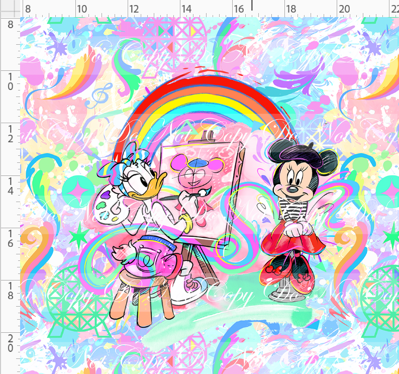 Celebrate the arts -panel - girls - adult - color