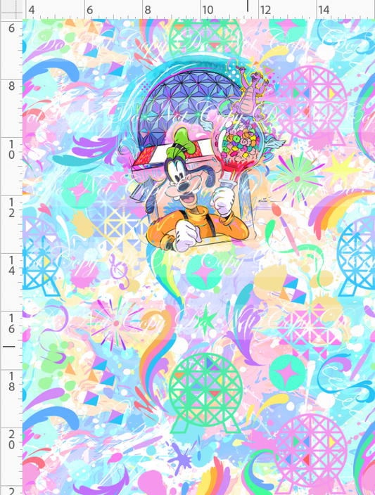 Celebrate the arts -panel - goof - child - color