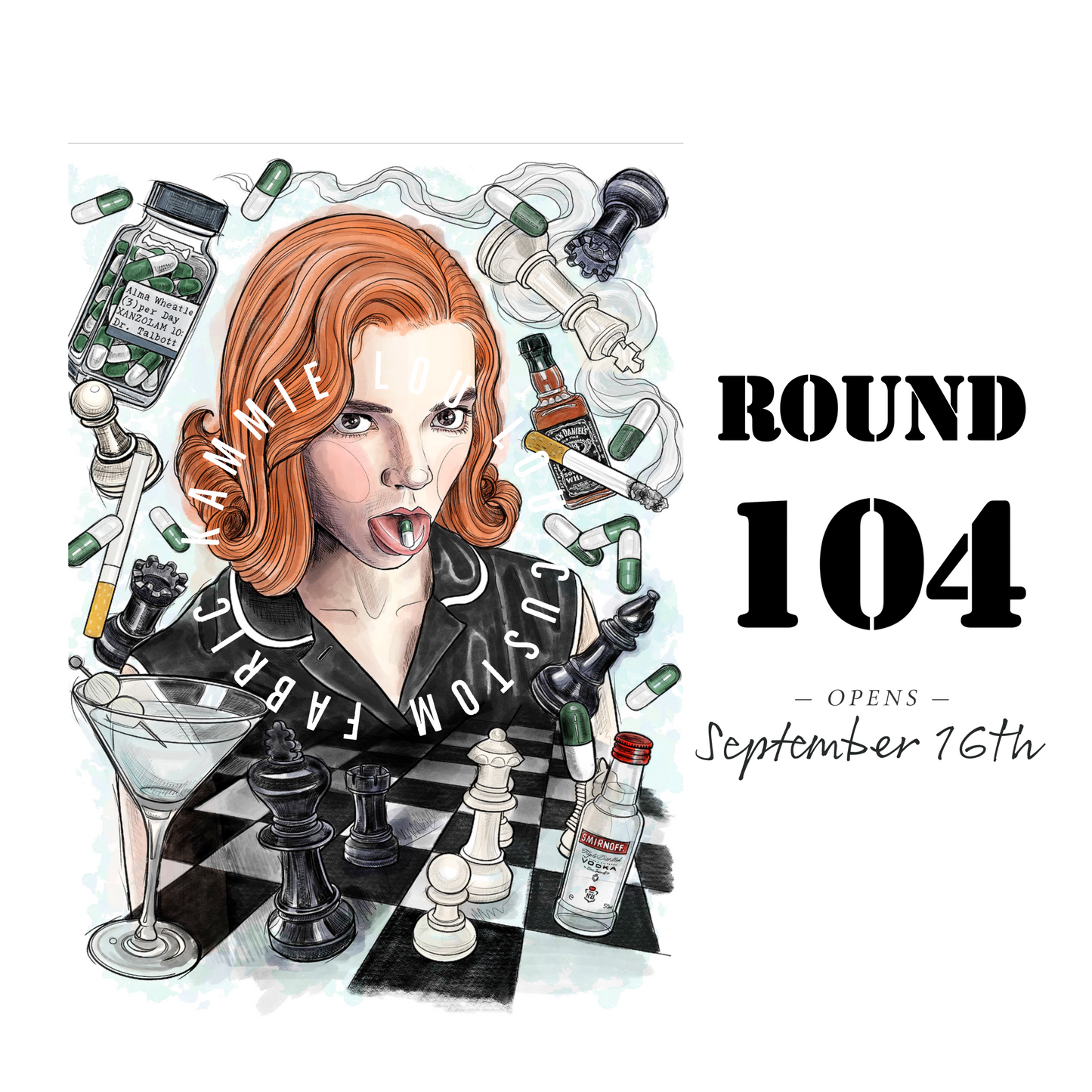 Chess Champion - Full Size Blanket Panel 58W x 72H