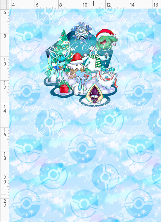 Christmas Critters - Panel - Snowflake - Child