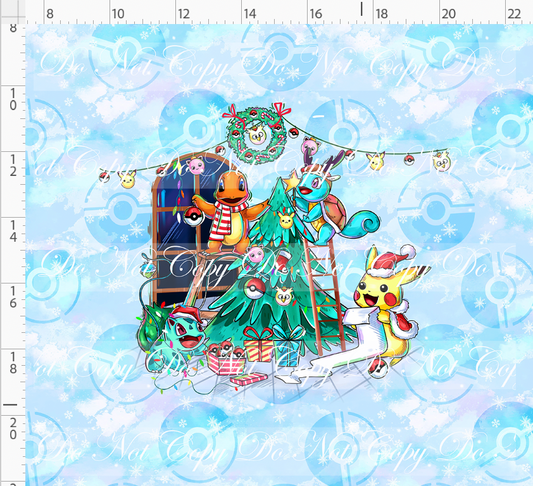Christmas Critters - Panel - Tree - adult