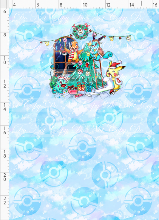 Christmas Critters - Panel - Tree - child