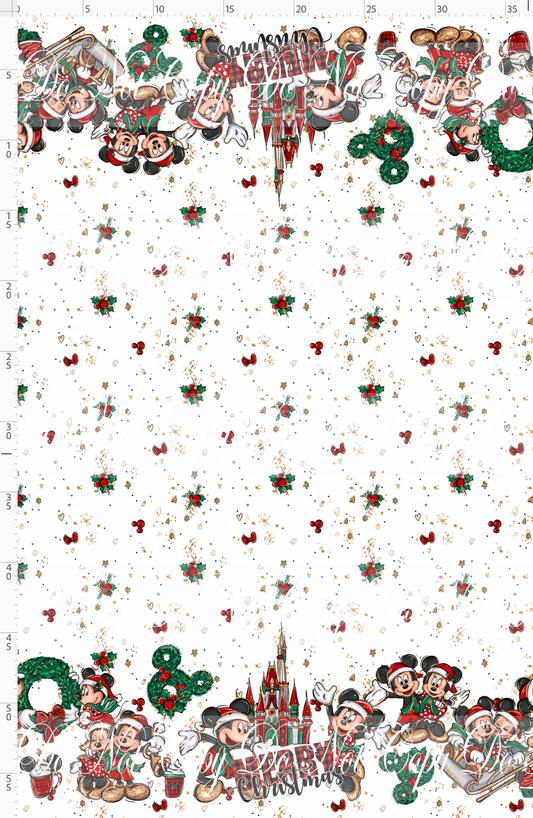 Christmas Mouse Classic - double border