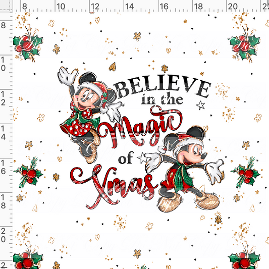 Christmas Mouse Classic - panel - magic - adult