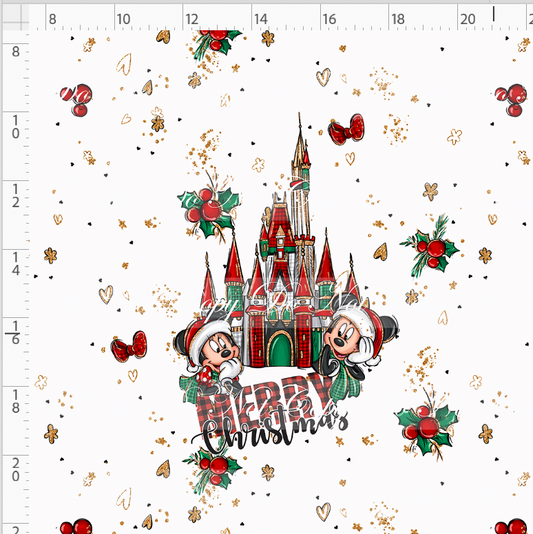 Christmas Mouse Classic - panel - merry christmas - adult