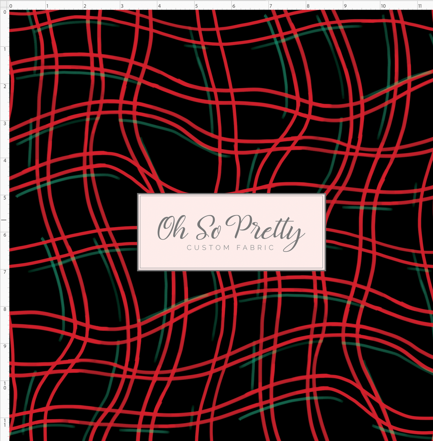 Christmas Town-Plaid-Regular Scale