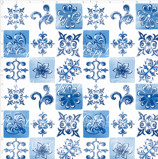 Citrus Sol - Blue Tiles - Regular Scale