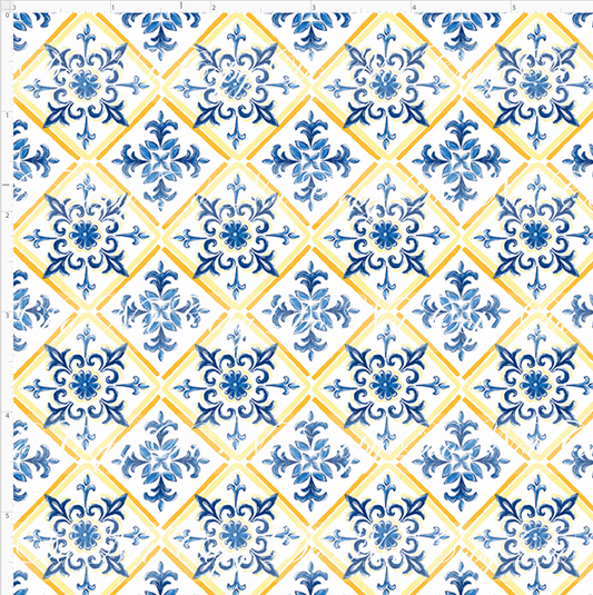 Citrus Sol - Geometric Yellow - Small Scale