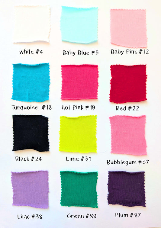 RETAIL LISTING: Cotton Spandex Solid Knits - 72" Wide (Copy)