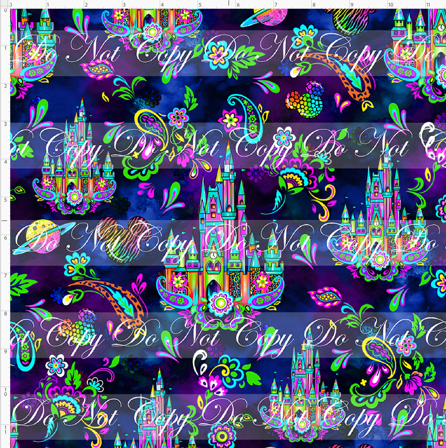 Colorful Kingdom - Castle - Navy - REGULAR SCALE