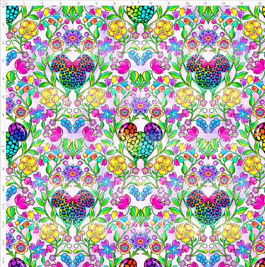 Colorful Kingdom - Paisley with mouse head - Pastel - REGULAR SCALE