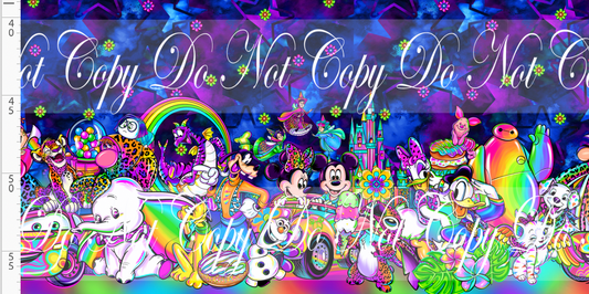 Colorful Kingdom - double border - dark