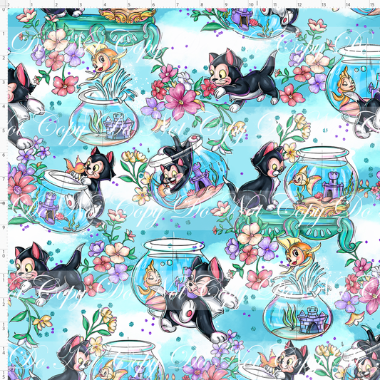 Conscience be your guide - cat - light blue - large scale