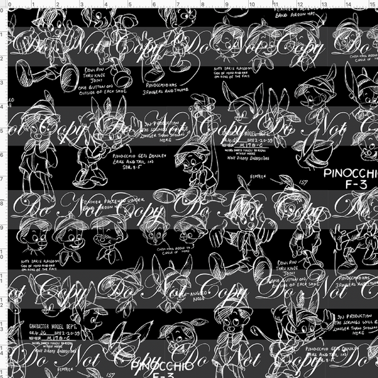Conscience be your guide - sketch - black - large scale