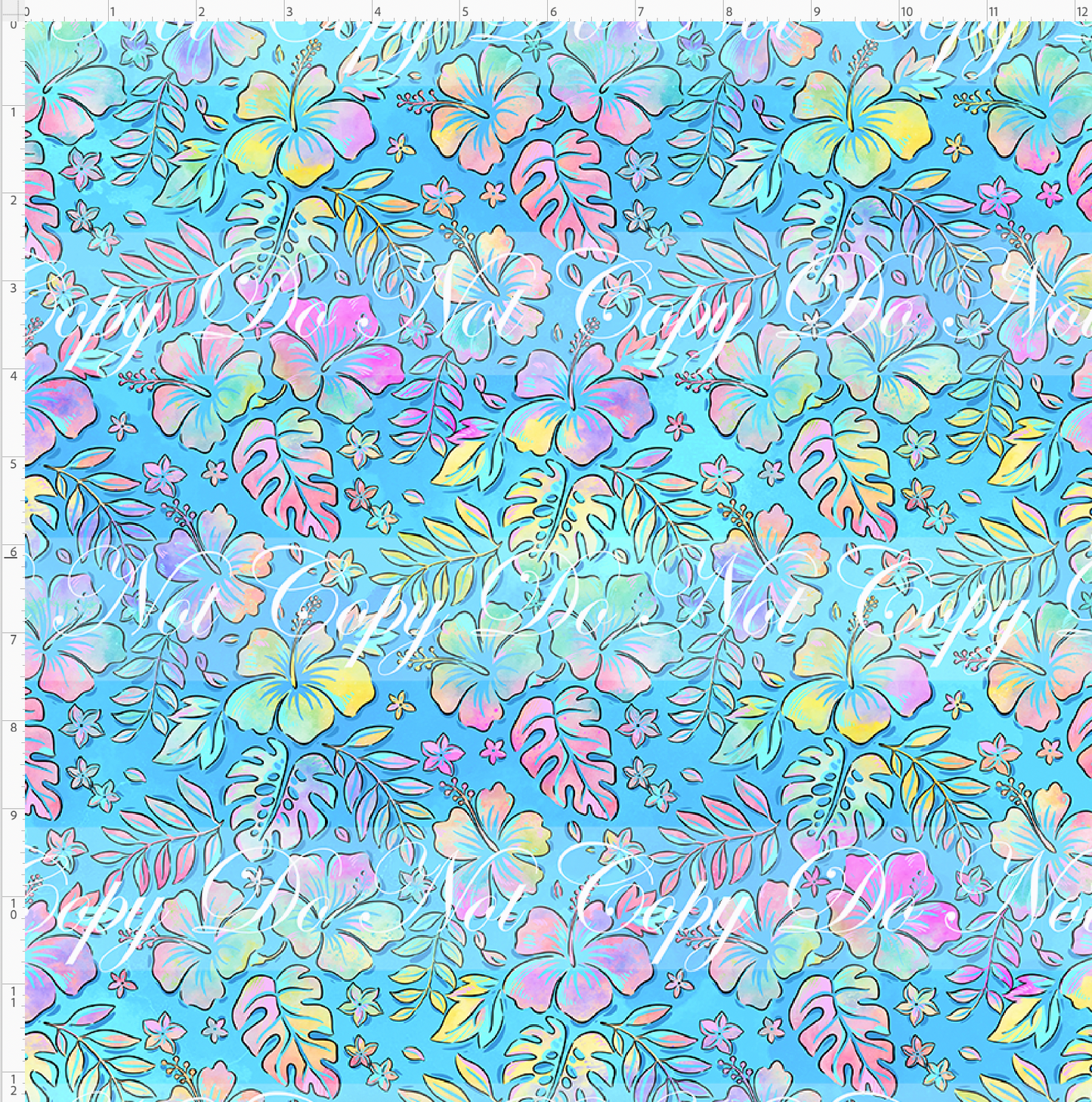 Cosmic 626 - Floral - Blue