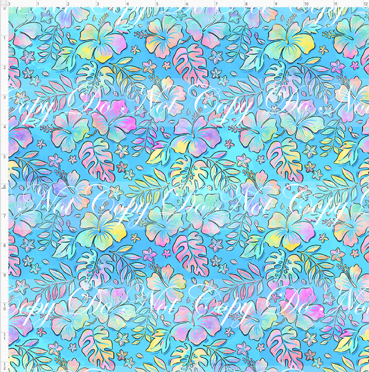 Cosmic 626 - Floral - Blue