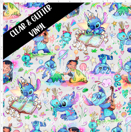 Cosmic 626 - Main - Regular scale - CLEAR & GLITTER Vinyl